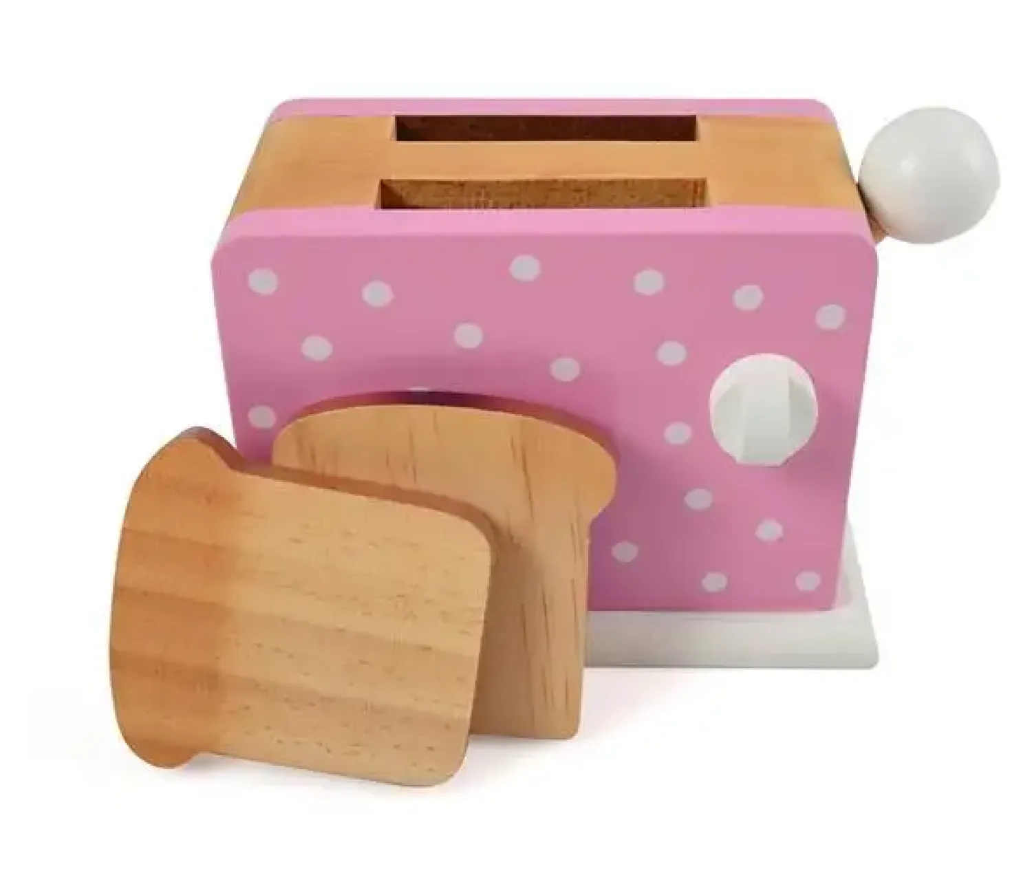 - Brødrister med prikker, pink, FSC 100%^Magni Hot