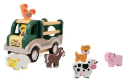 - Dyretransport med 6 bondegårdsdyr - Træ^Magni