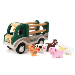 - Dyretransport med 6 bondegårdsdyr - Træ^Magni