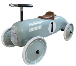 - Gåbil Classic Racer i metal, oliven grøn^Magni Outlet