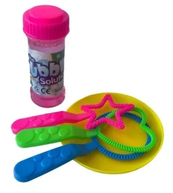 - Sæbebobler med 3 stave, assorteret farve, pris er for 1 stk.*Magni Best