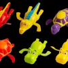 - Træk-op badedyr (skildpadde, krokodille, flodhest), assorteret farve, pris er for 1 stk.*Magni Best