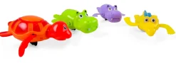 - Træk-op badedyr (skildpadde, krokodille, flodhest), assorteret farve, pris er for 1 stk.*Magni Best