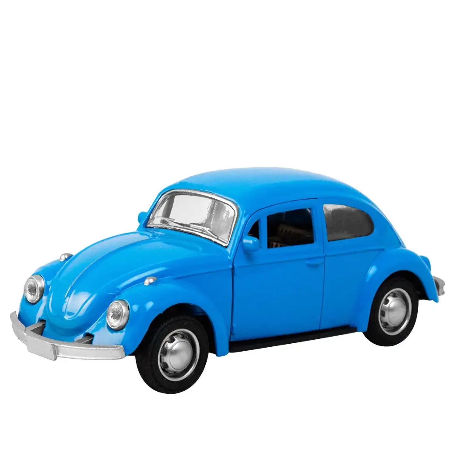 - VW Folkevogn bil med pull-back, assorteret farve, pris er for 1 stk.^Magni Sale