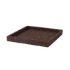bakke - KORK smoked tray 26x26^Malling Living Hot