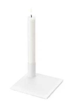 lysestage - Square i hvid^Malling Living