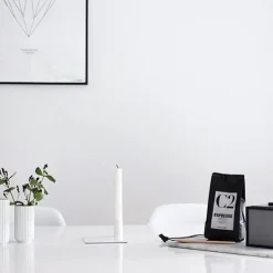 lysestage - Square i hvid^Malling Living