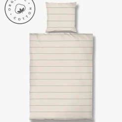 - ALIGN-sengesæt - Pine green/Sand - W140 x L220 cm^Mette Ditmer Best