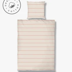 - ALIGN-sengesæt - Bright red/Sand - W140 x L220 cm^Mette Ditmer Clearance