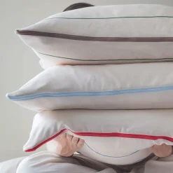 - ALIGN-sengesæt - Bright red/Sand - W140 x L220 cm^Mette Ditmer Clearance