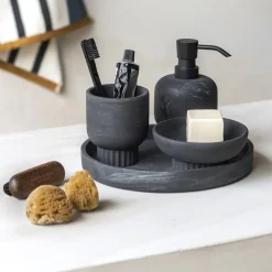 - ATTITUDE sæbeskål - Sort^Mette Ditmer Best