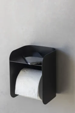 - CARRY toiletrulleholder, sort^Mette Ditmer Discount