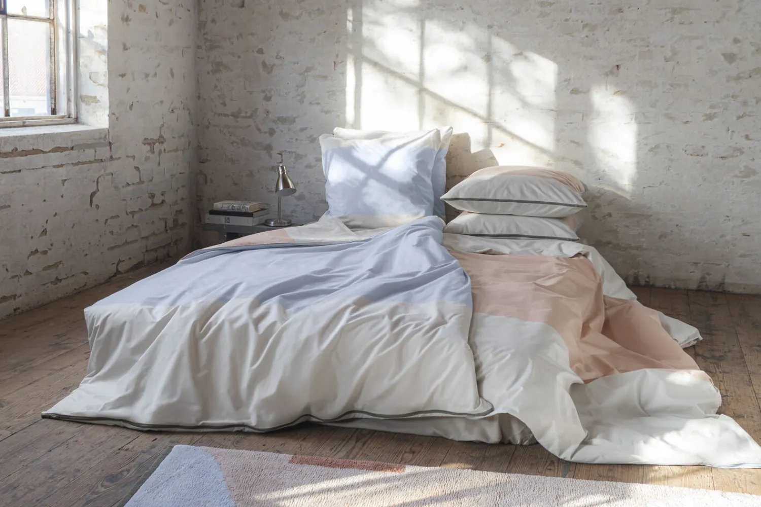 - COLORE bed set - Light blue^Mette Ditmer