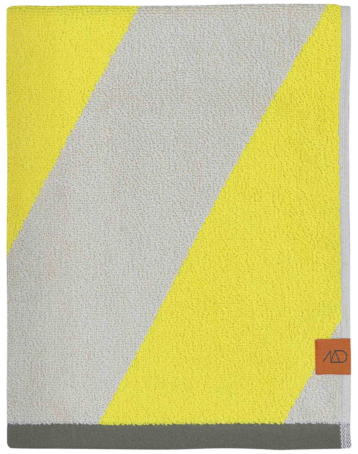 - DIAGONAL bath towel - Yellow*Mette Ditmer Outlet