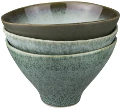 - ELEMENTS bowl, medium, 3-pack - Green tones^Mette Ditmer Online