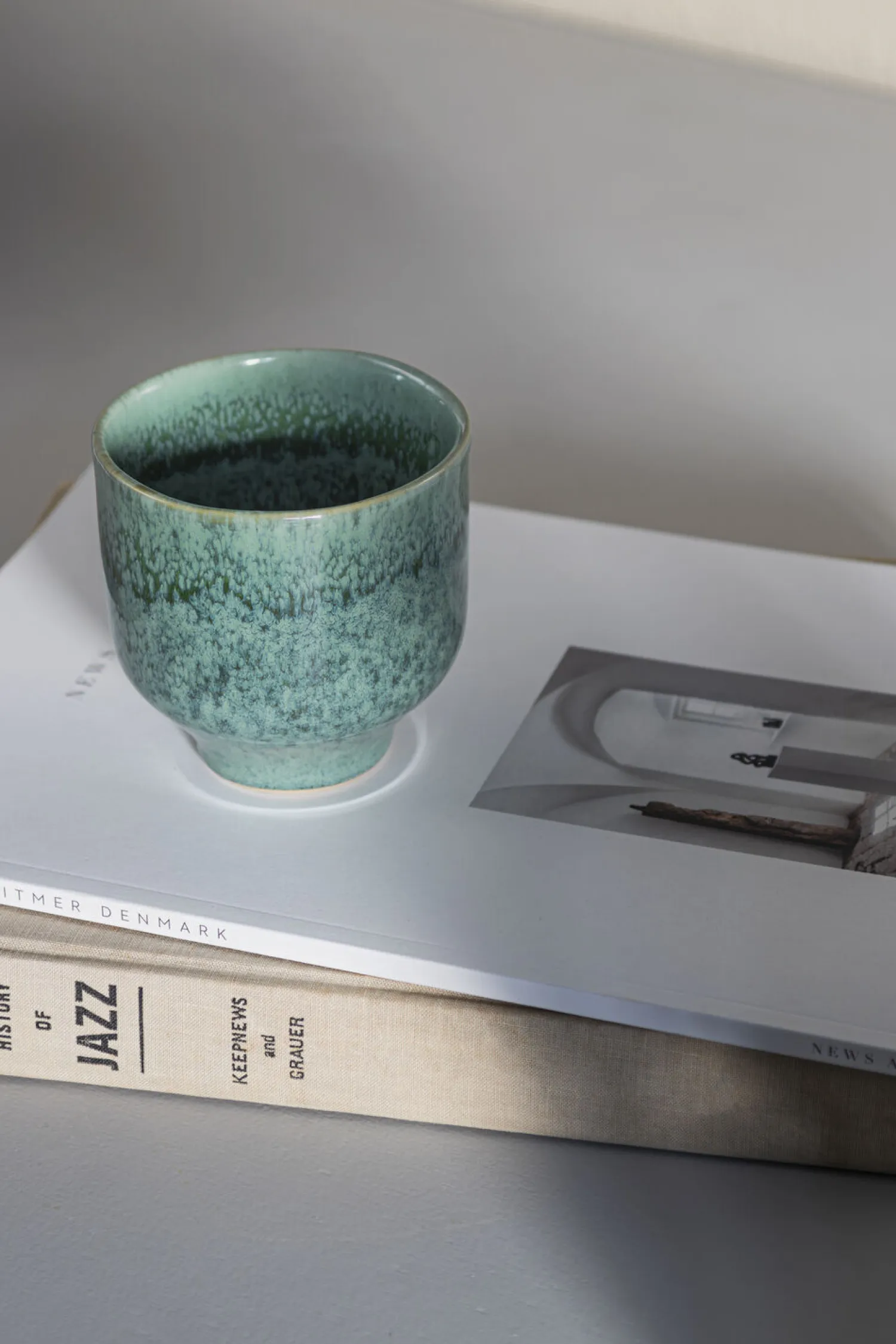 - ELEMENTS Mug, 2-pack - Green tones*Mette Ditmer