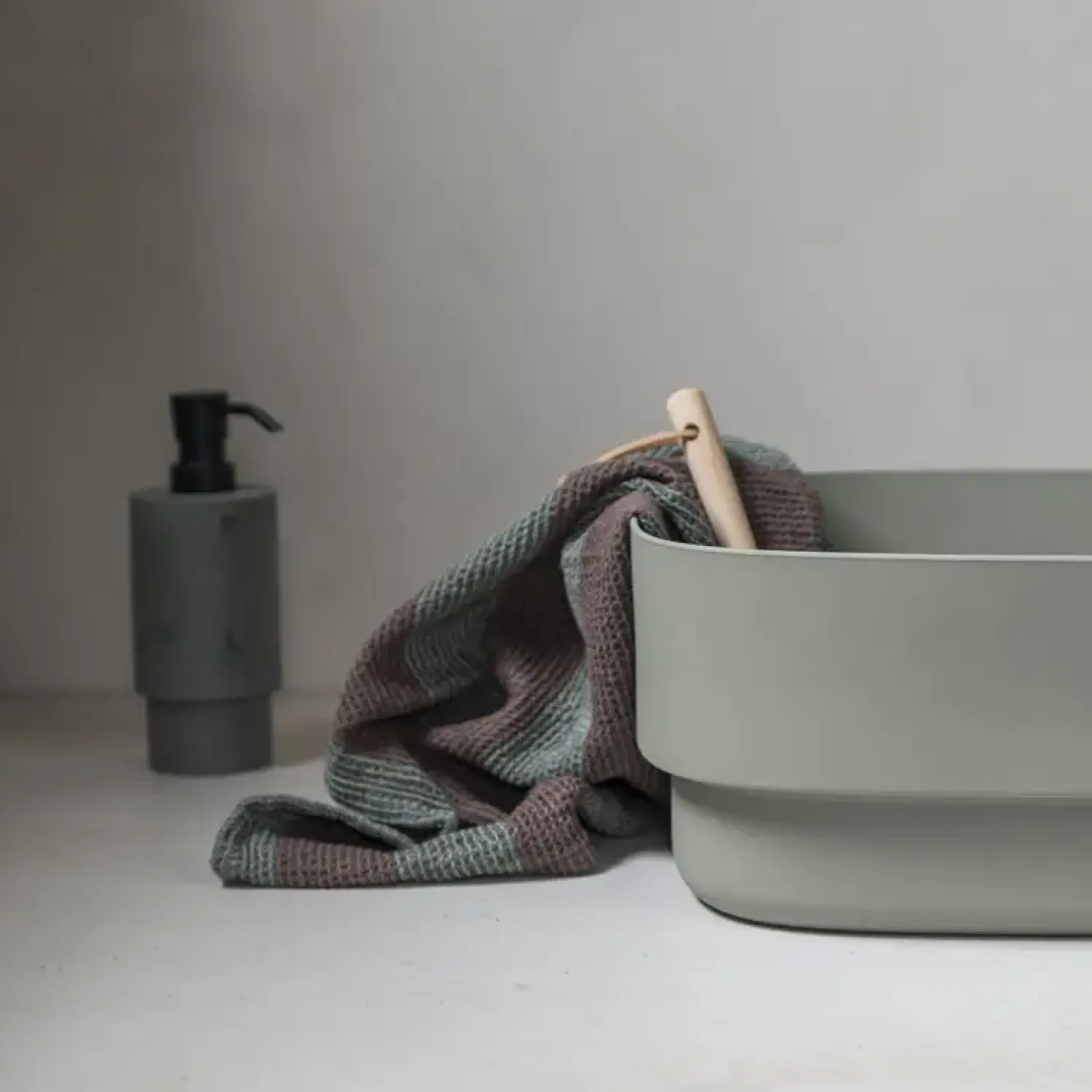 - ELVIRA viskestykke - Pine Green^Mette Ditmer Discount