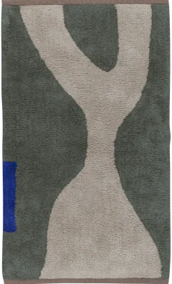 - FIGURA rug, small - Dark olive*Mette Ditmer New