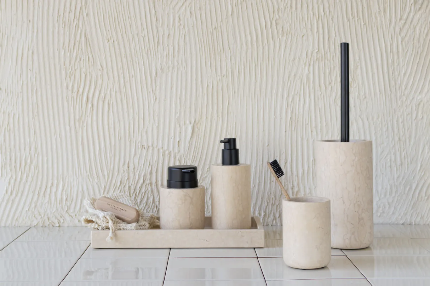 - MARMOR tandbørsteholder, Sand^Mette Ditmer Best