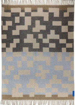 - MAZE-plaid - Light blue - W130 x L190 cm*Mette Ditmer Outlet