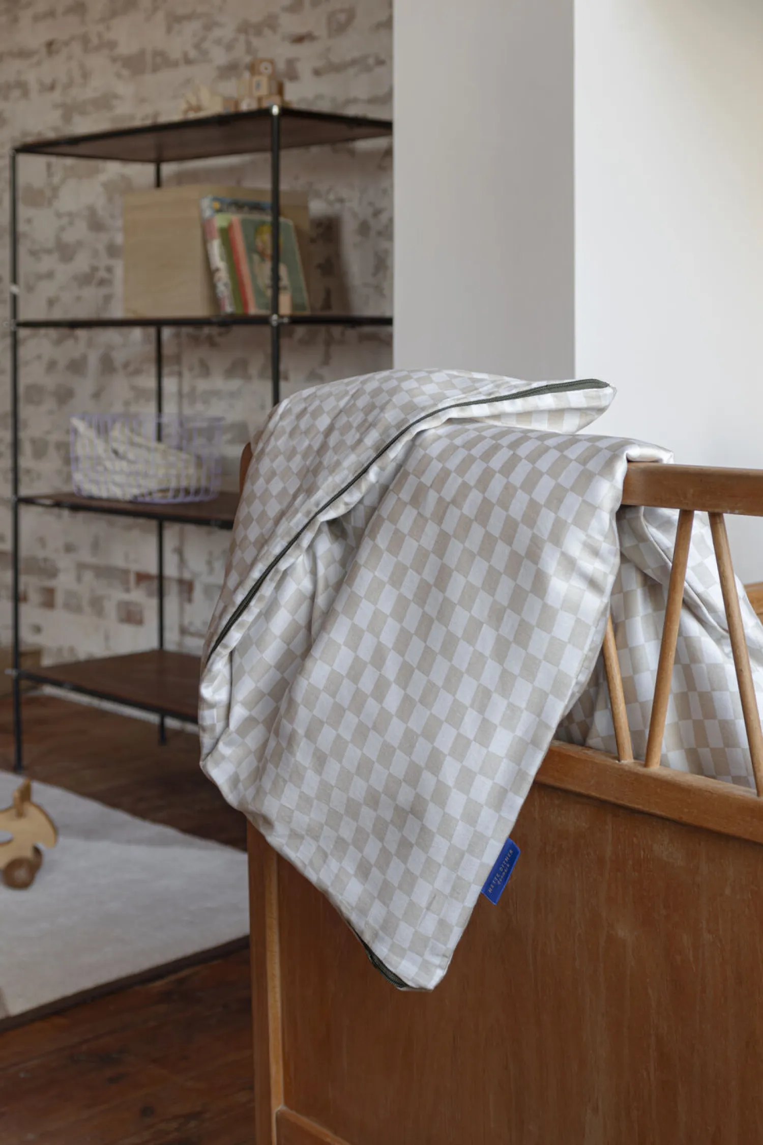 - MINI baby bed set - Sand / Light grey*Mette Ditmer