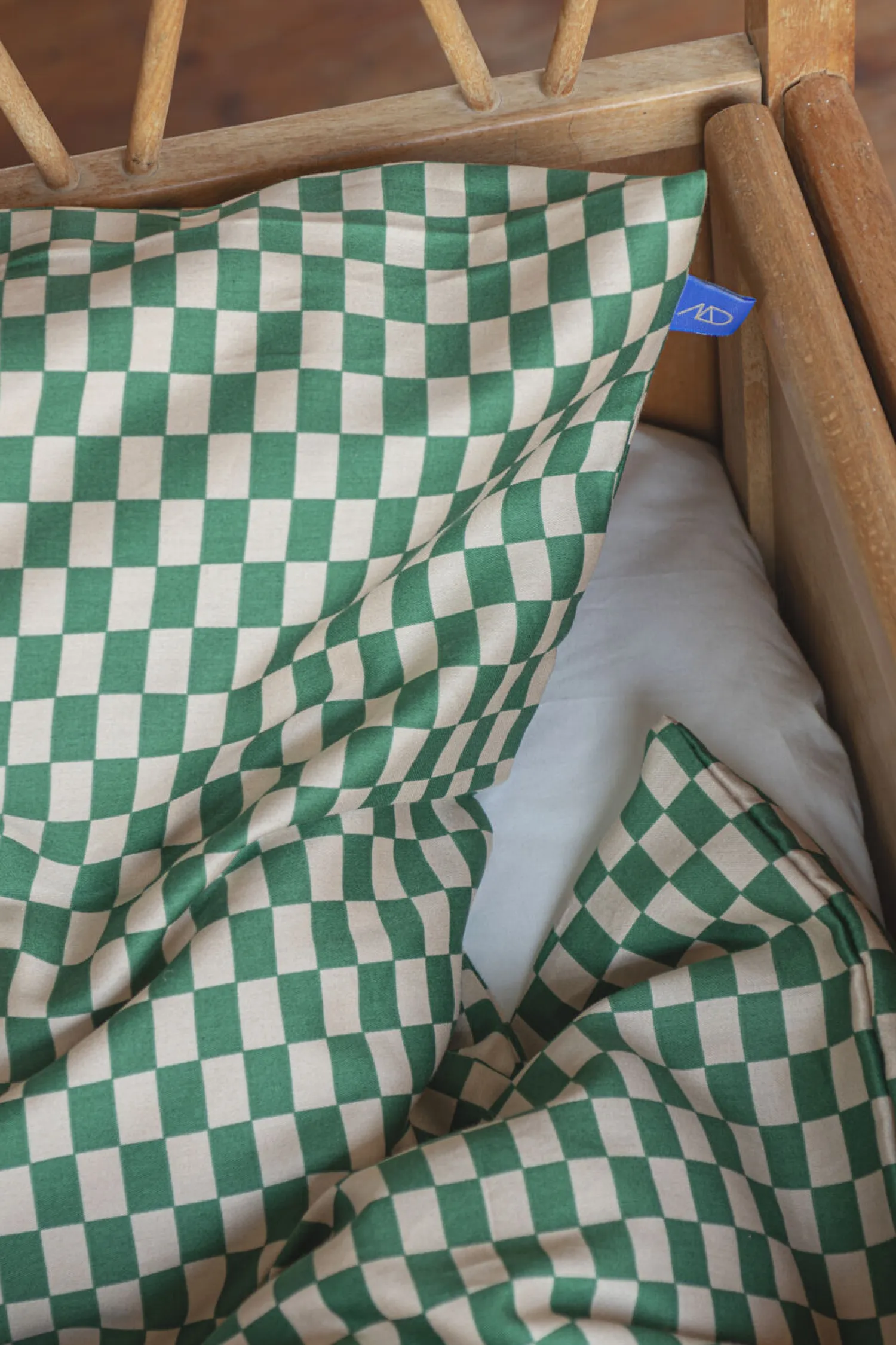 - MINI baby bed set - Pine green / Tan*Mette Ditmer Discount