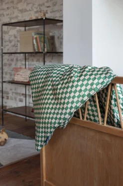 - MINI baby bed set - Pine green / Tan*Mette Ditmer Discount