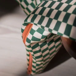 - MINI-sengesæt - Pine green/Tan - W200 x L220 cm^Mette Ditmer