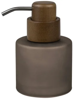 - MODEST-sæbedispenser - Walnut - Ø9 x H14 cm^Mette Ditmer Discount