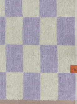 - RETRO badehåndklæde, lilla^Mette Ditmer