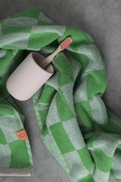 - RETRO håndklæde, Klassisk grøn*Mette Ditmer New
