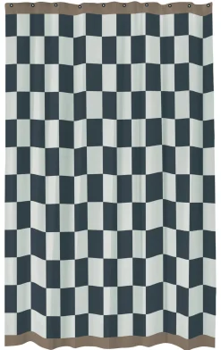 - RETRO-badeforhæng - Dark grey^Mette Ditmer