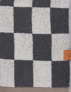 - RETRO-håndklæde - Dark grey - W50 x L 90 cm*Mette Ditmer Clearance