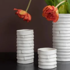 - RIBBON fyrfadsstage - Off-white - 2-pak*Mette Ditmer Online