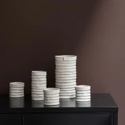 - RIBBON Vase - Small - Off-white*Mette Ditmer Online