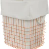 - STORE-IT trådkurv med bomuldspose - Large - Orange^Mette Ditmer Outlet