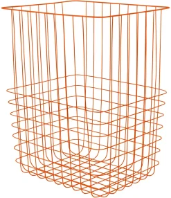 - STORE-IT trådkurv med bomuldspose - Large - Orange^Mette Ditmer Outlet