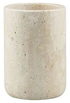 - TRAVERTINE toothbrush holder - Linen^Mette Ditmer Discount