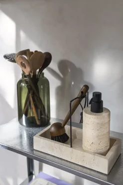 - TRAVERTINE dishwashing organizer - Linen^Mette Ditmer Online