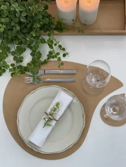 - Drop Dækkeserviet, Cognac*MILLE W NORDISK DESIGN Sale