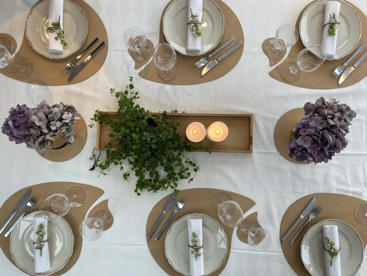 - Ellips Dækkeserviet - Cognac - 45x35 cm^MILLE W NORDISK DESIGN Outlet