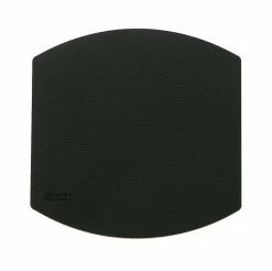 - Ellips Bordskåner - Sort læder - Ø22 cm^MILLE W NORDISK DESIGN Discount