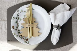 - Ellips Dækkeserviet - Grå - 45x35 cm*MILLE W NORDISK DESIGN Clearance