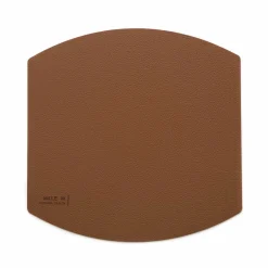 - Ellips Bordskåner - Cognac læder - Ø22 cm*MILLE W NORDISK DESIGN Clearance