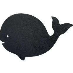 - Glasbrik/Coaster - Hval - Sort^MILLE W NORDISK DESIGN Outlet