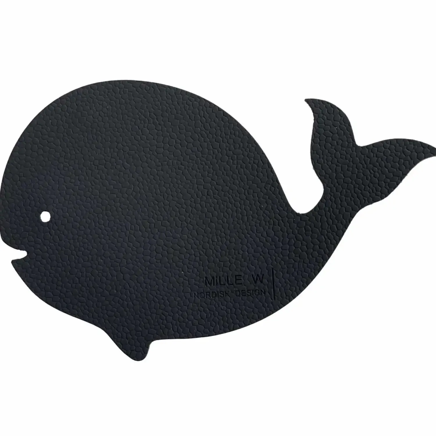 - Glasbrik/Coaster - Hval - Sort^MILLE W NORDISK DESIGN Outlet
