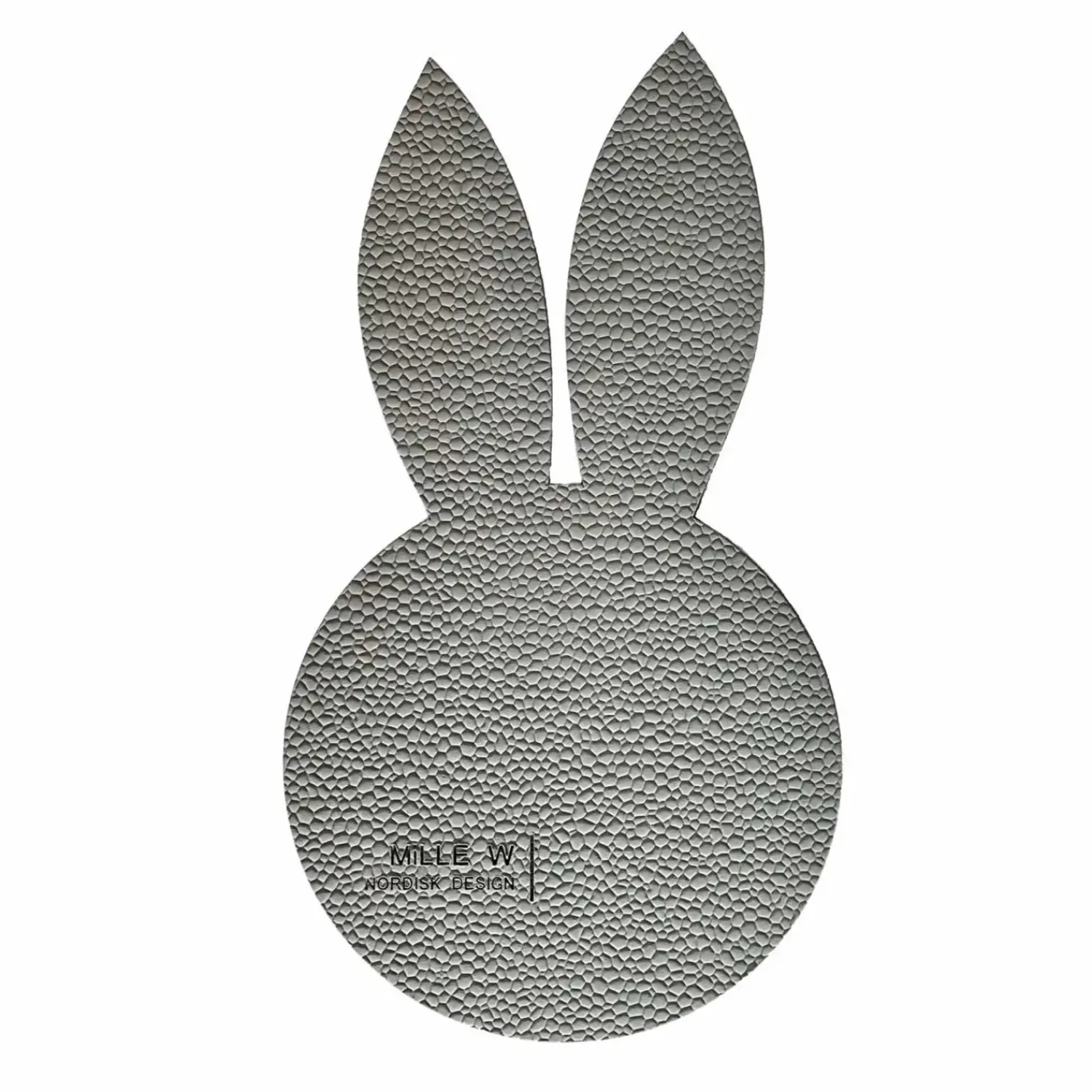 - Glasbrik/Coaster - Kanin - Grå*MILLE W NORDISK DESIGN Sale