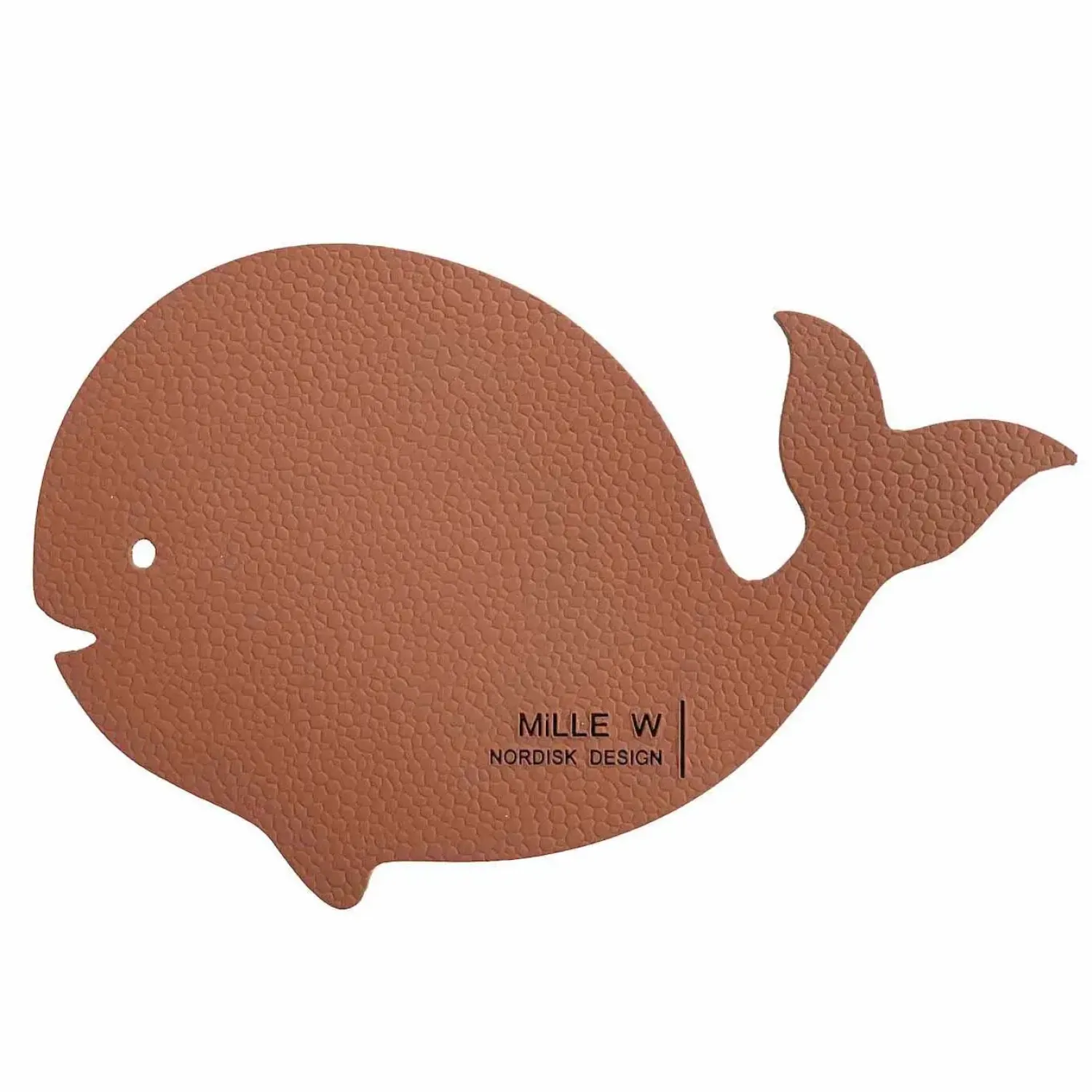 - Glasbrik/Coaster - Hval - Cognac^MILLE W NORDISK DESIGN New