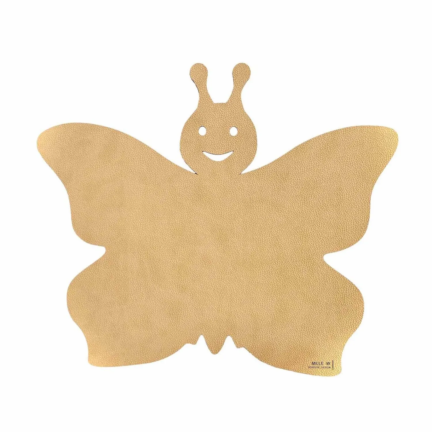 - Glasbrik/Coaster - Sommerfugl - Beige^MILLE W NORDISK DESIGN Clearance
