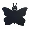 - Glasbrik/Coaster - Sommerfugl - Sort*MILLE W NORDISK DESIGN Discount